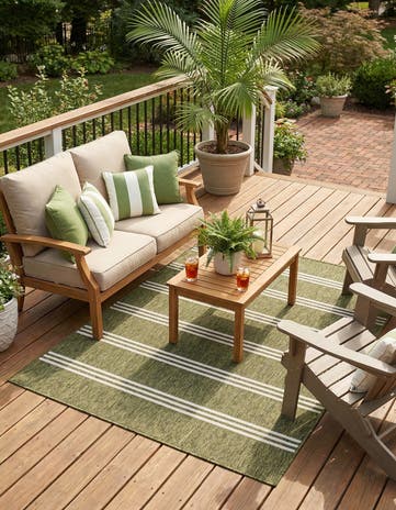 4' x 6' Easy-Clean Jill Zarin Anguilla Indoor / Outdoor Rug