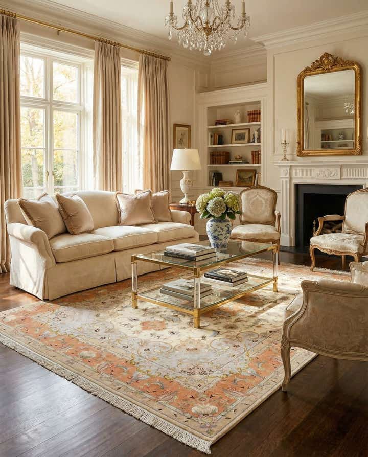5' 1 x 7' 3 Tabriz Rug
