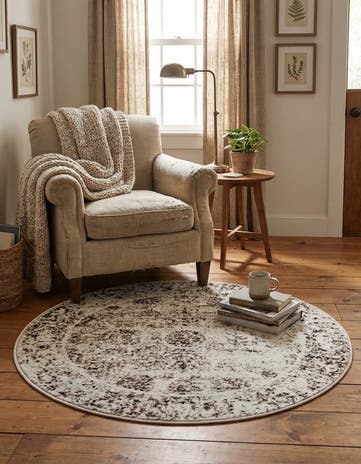 3' 1 x 3' 1 Monte Carlo Round Rug