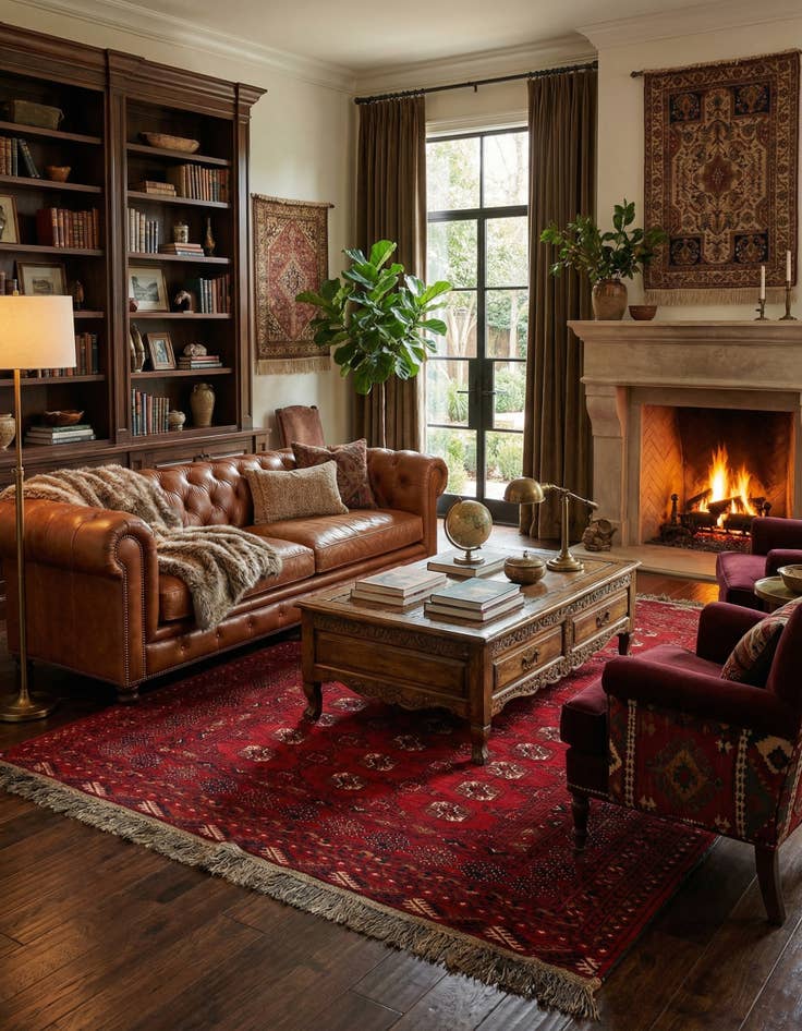 Detail image of 4' 1 x 6' 4  Hand Knotted Afghan Akhche Wool Rug