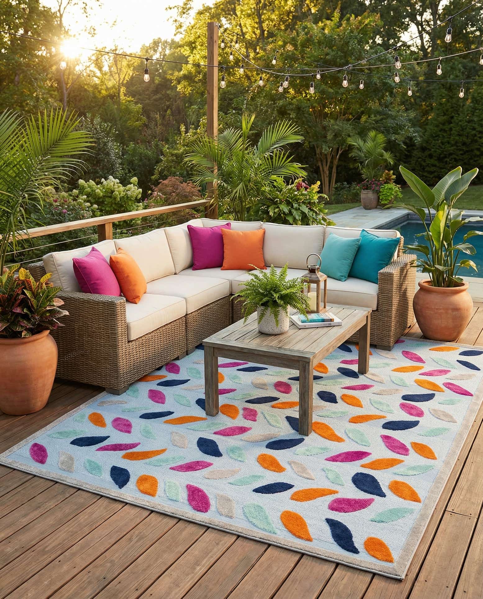 9' x 12' Easy-Clean Aruba Indoor / Outdoor Rug