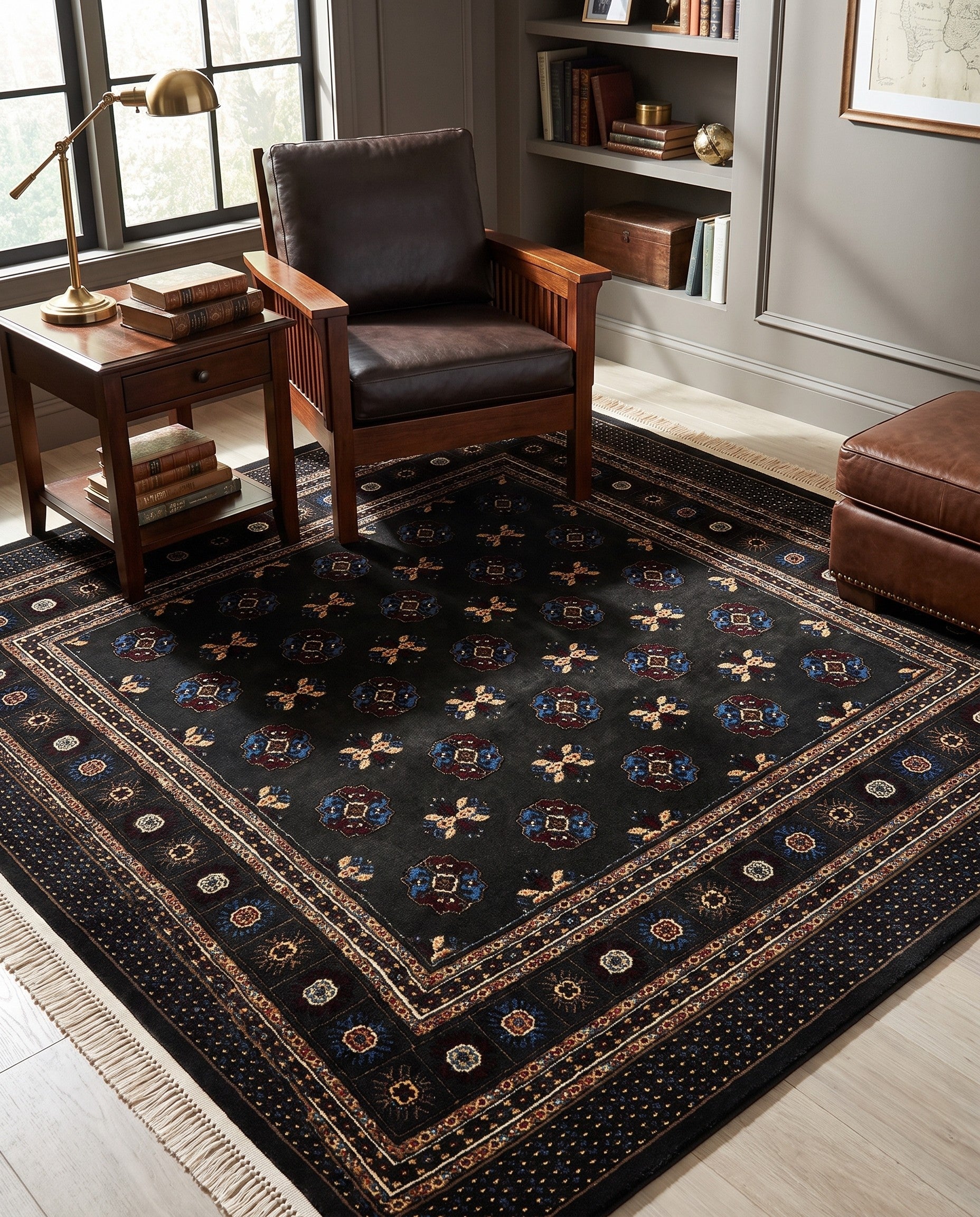 6' x 6' Bokhara Square Rug