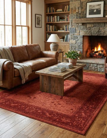 Rust Red Vista Rug