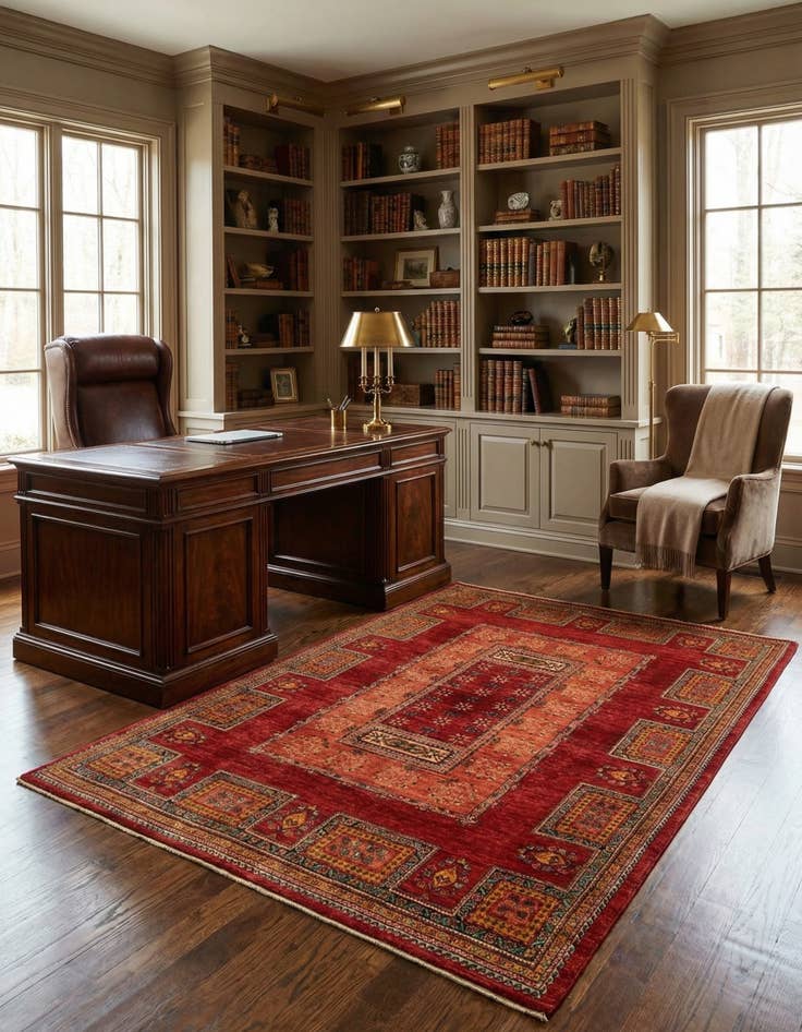 Detail image of 5' 7 x 7' 7 Kashkuli Rug