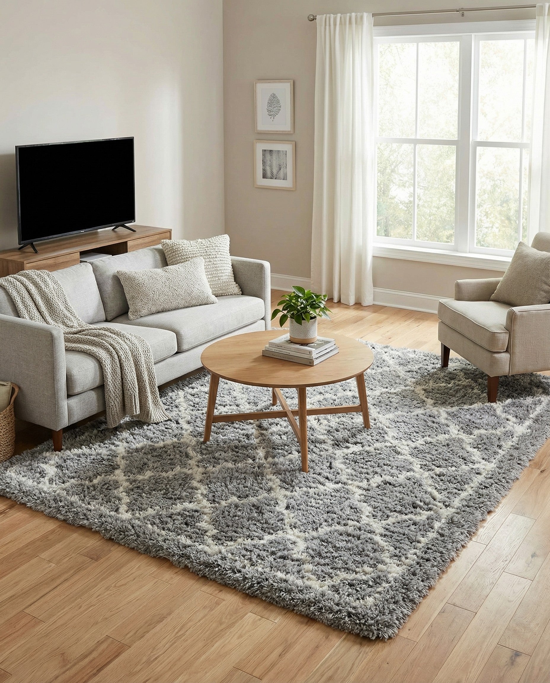  5' x 8' Infinity Shag Rug