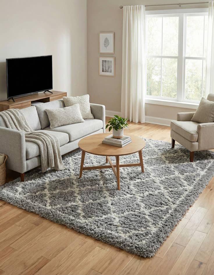 Detail image of  5' x 8' Infinity Shag Rug