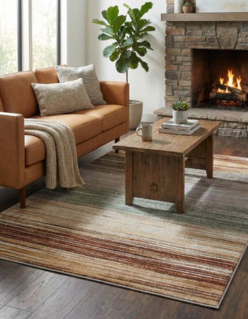 Easy-Clean Modern Indoor / Outdoor Rug