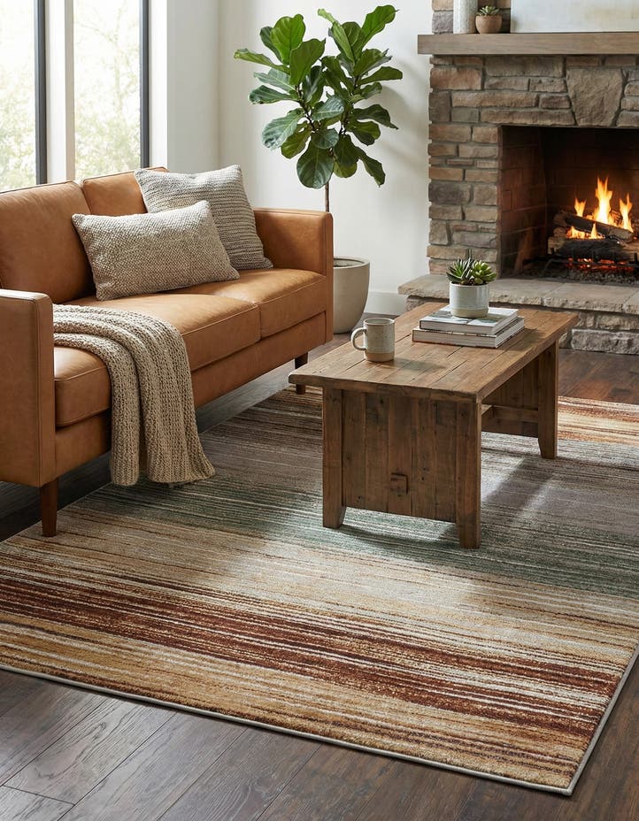 6' x 9' Easy-Clean Modern Indoor / Outdoor...