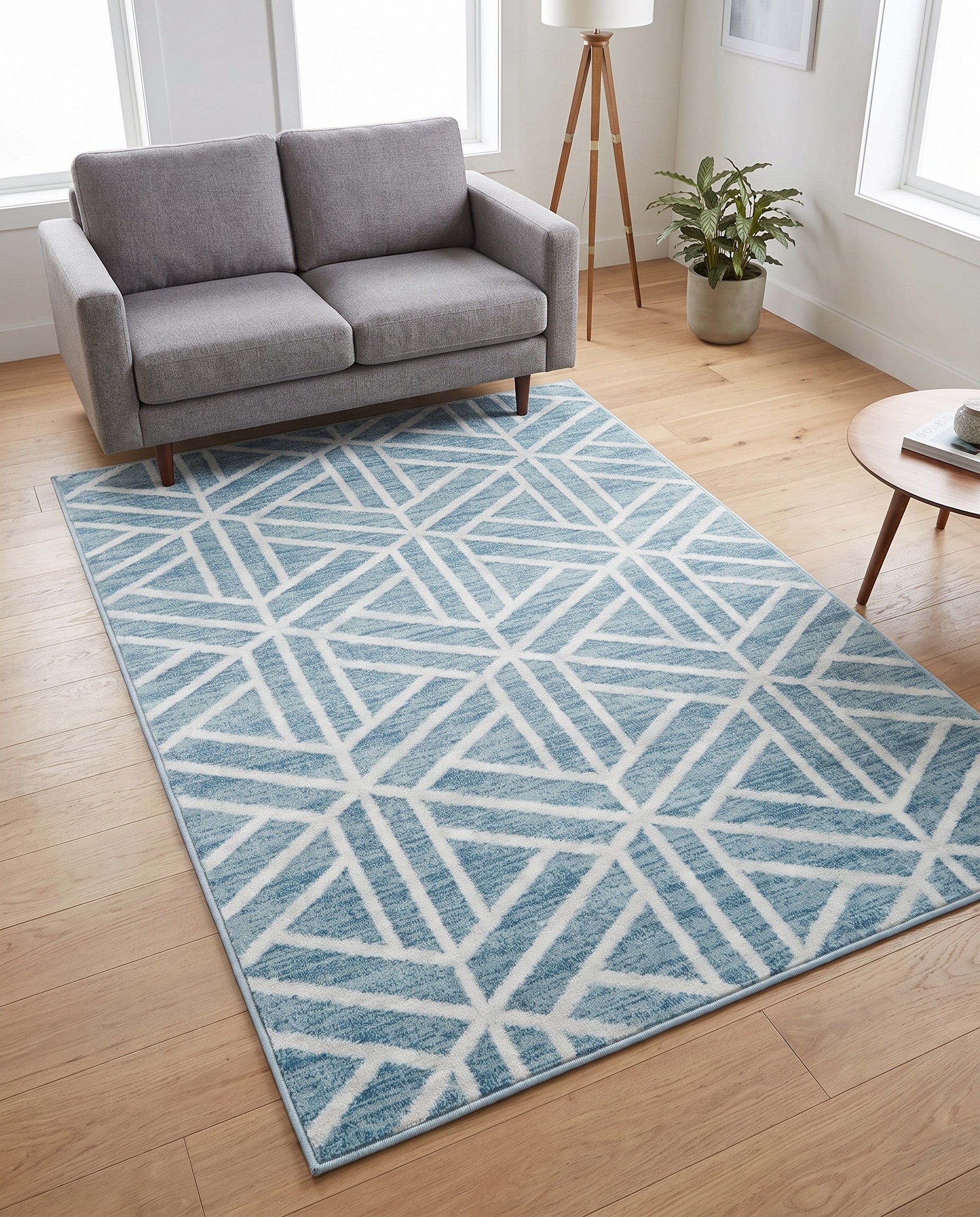 4' x 6' Lattice Trellis Rug
