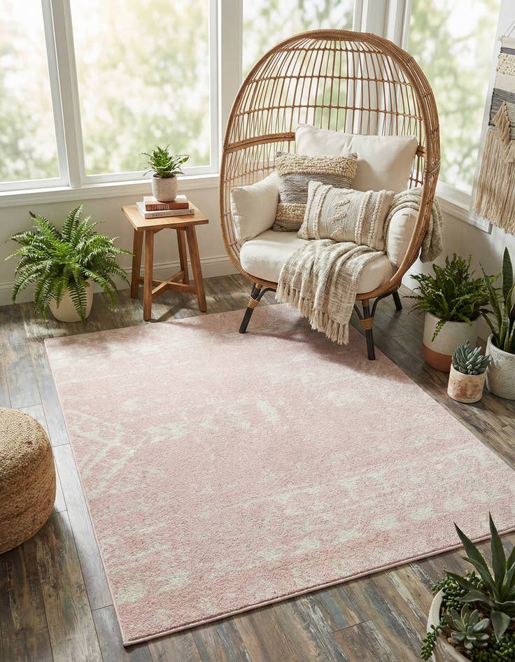 Detail image of 5' 3 x 5' 3 Lennon Square Rug