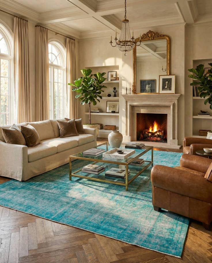 Detail image of 9' 6 x 12' 7 Hand Knotted Ultra Vintage Persian Wool Rug