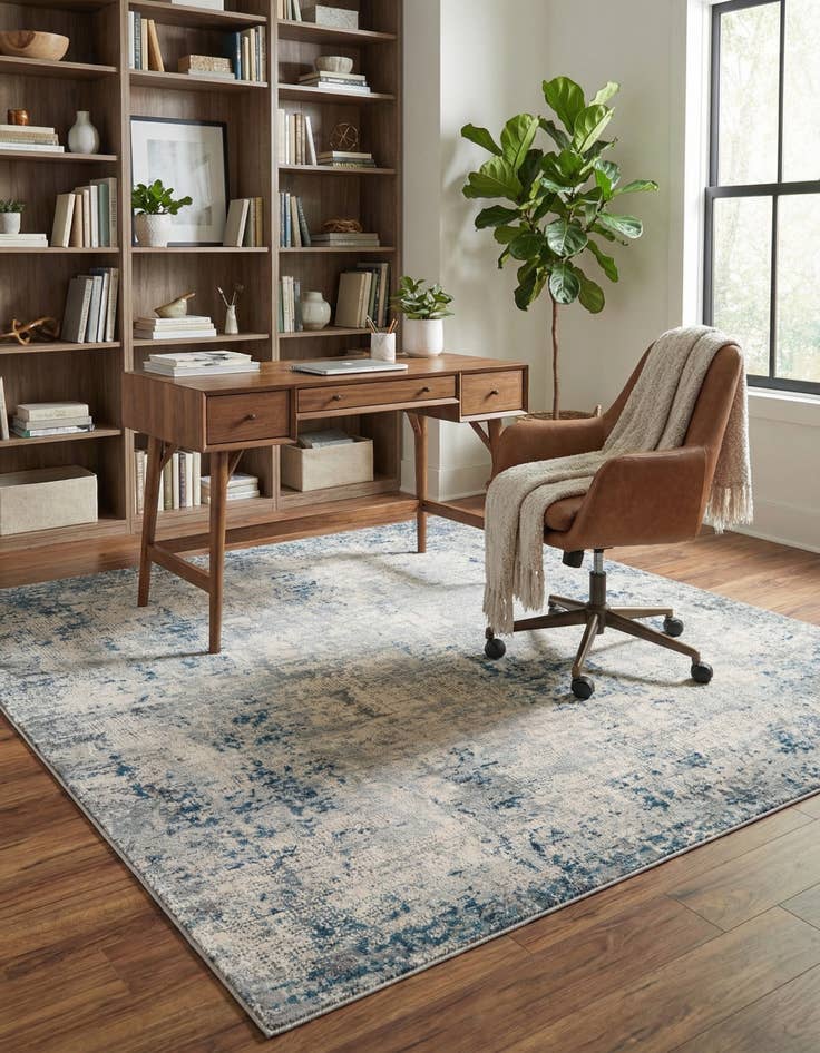 Detail image of  6' x 6' Caspian Square Rug