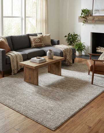 6' x 9' Sepia Rug