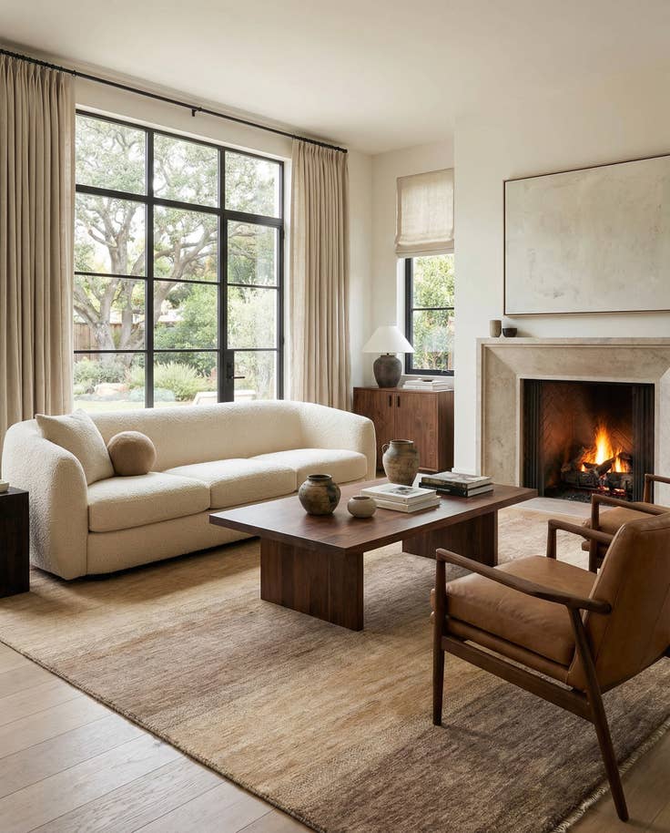 Detail image of 6' 5 x 8' 9 Tabiibaft Wool Rug