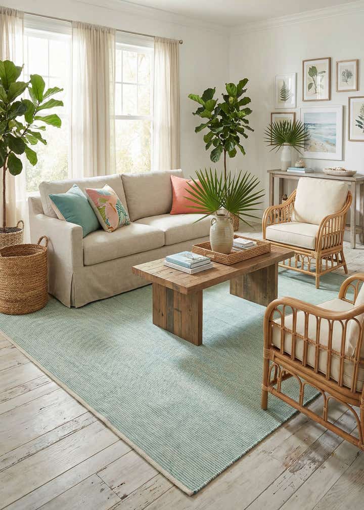 9' x 12' Easy-Clean Jill Zarin Palm Springs Indoor / Outdoor Rug