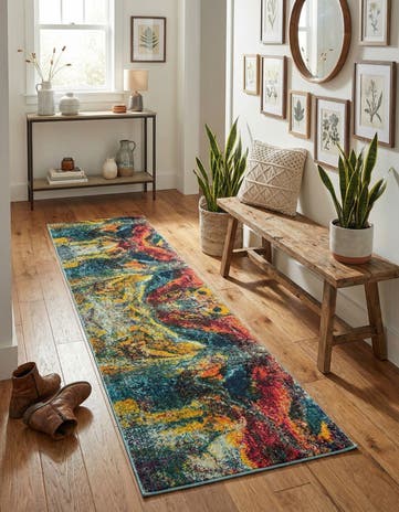 Washable Haerfest Runner Rug