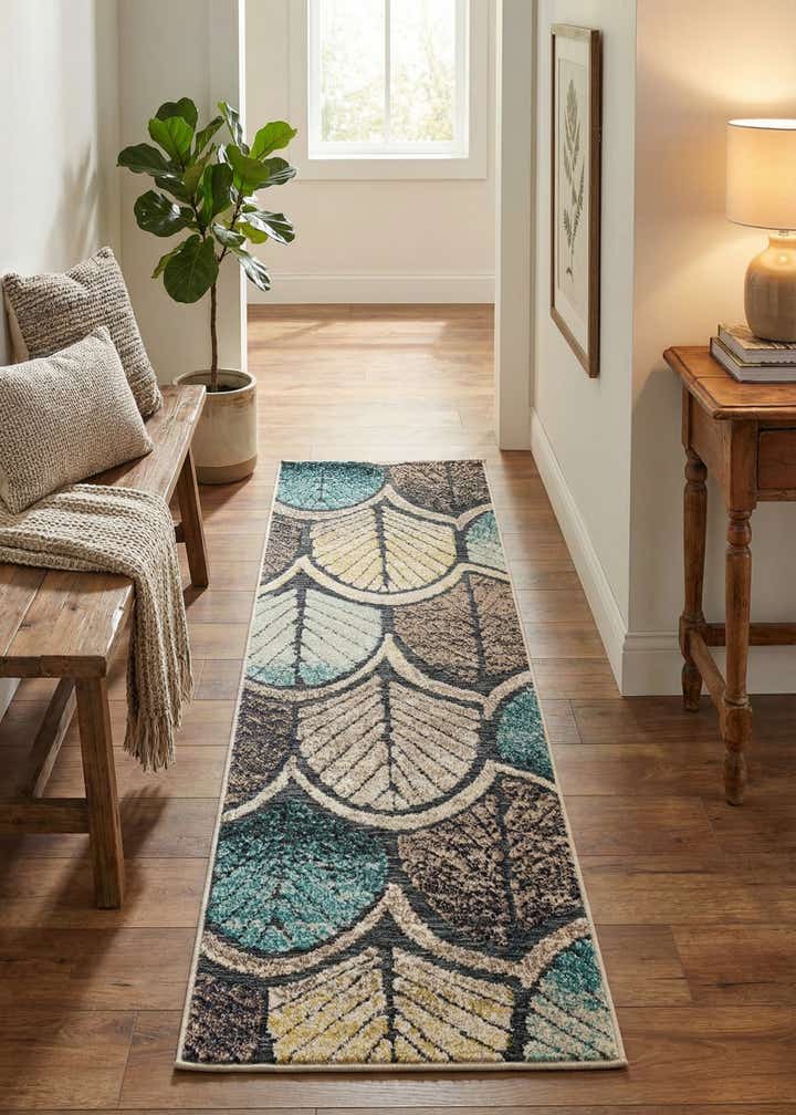 2' x 6' Easy-Clean Casablanca Indoor / Outdoor Runner Rug
