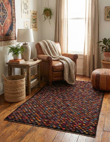 3' 9 x 6' Hand Knotted Balouch Wool Rug