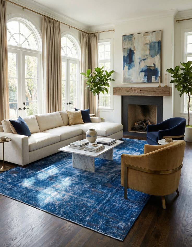 Detail image of 9' 9 x 13' 3 Hand Knotted Ultra Vintage Persian Wool Rug