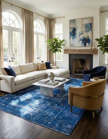 9' 9 x 13' 3 Hand Knotted Ultra Vintage Persian Wool Rug