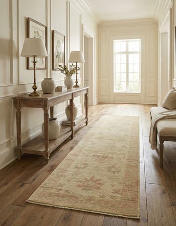2' 6 x 9' 10 Hand Knotted Peshawar Ziegler Runner Rug