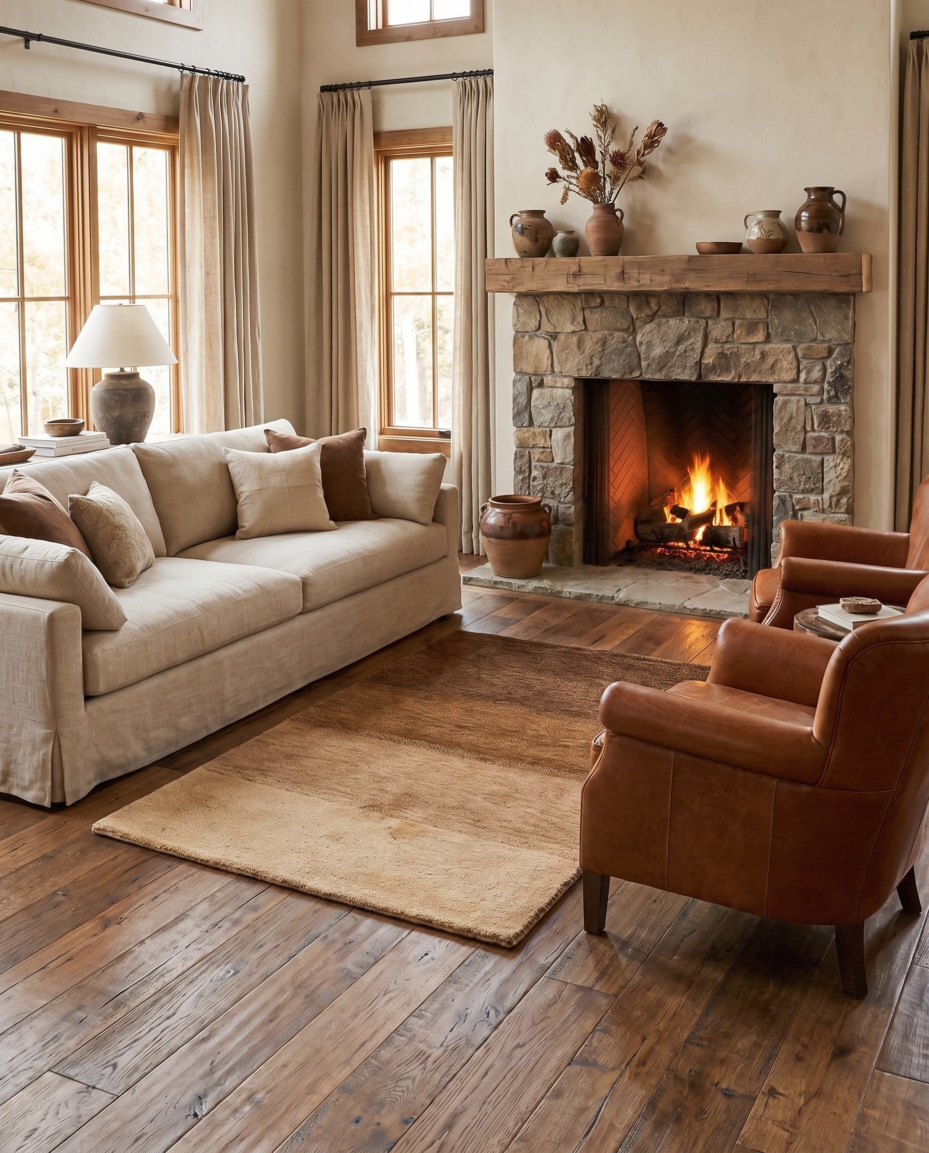 4' x 6' Hand Knotted Kashkuli Gabbeh Wool Rug
