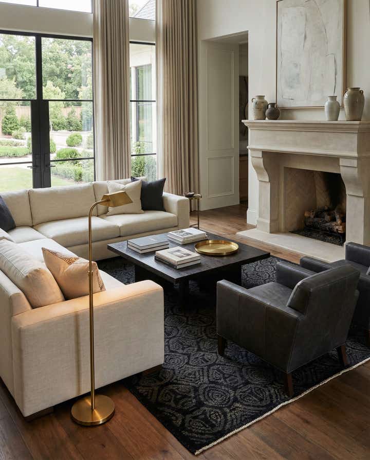 9' 8 x 12' 1 Hand Knotted Darya Wool Rug