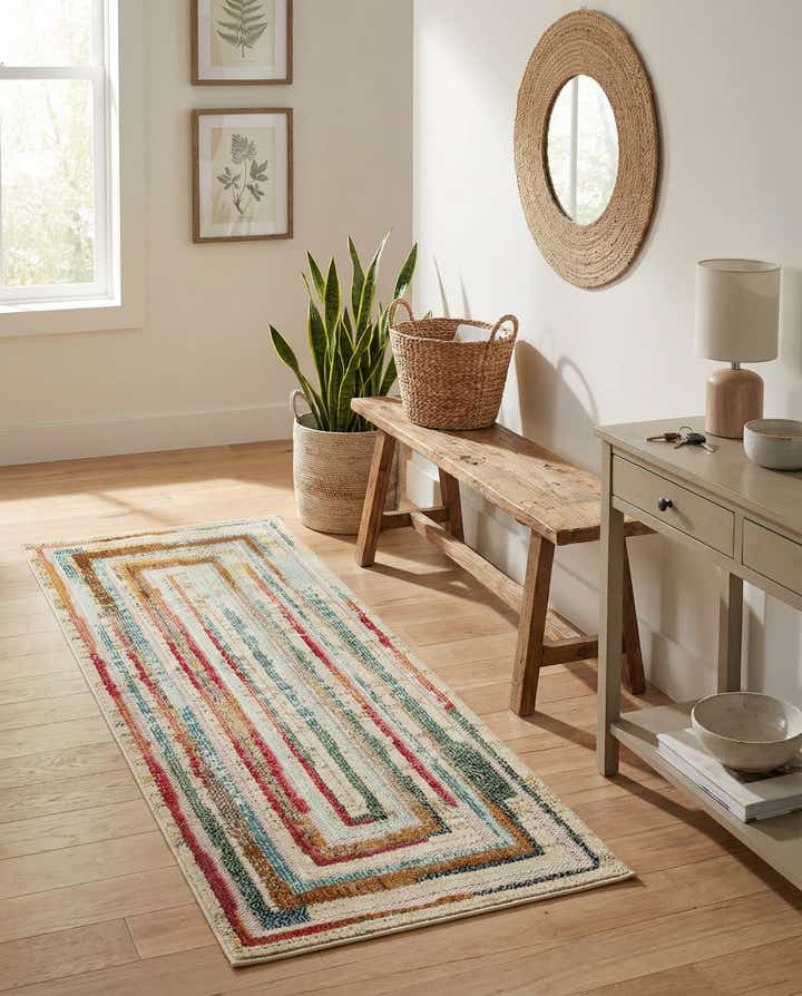 2' x 5' Easy-Clean Casablanca Indoor / Outdoor Runner Rug