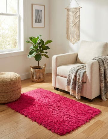 2' 3 x 4' 5 Hand Knotted Moroccan Wool Runner Rug