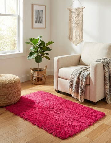 2' 3 x 4' 5 Hand Knotted Moroccan Wool Runner Rug