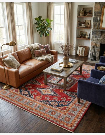 8' 3 x 9' 10 Hand Knotted Kazak Rug