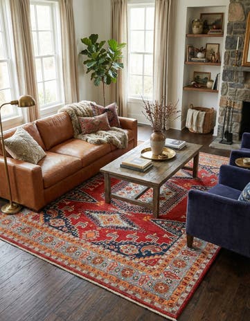 8' 3 x 9' 10 Hand Knotted Kazak Rug
