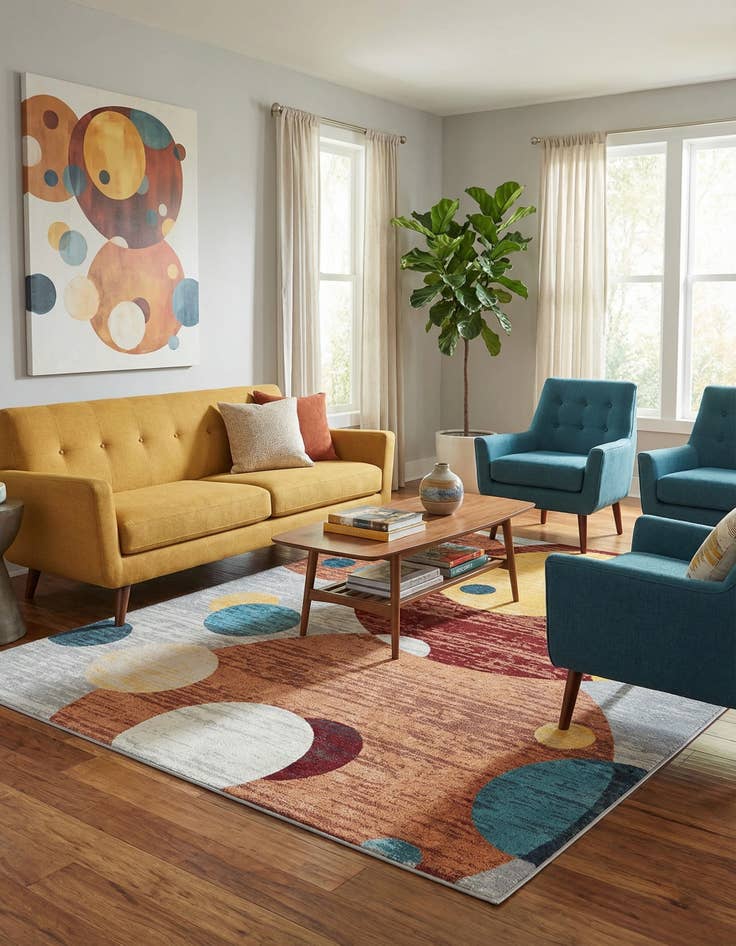 Detail image of 7' 10 x 10' Kamala Washable Rug