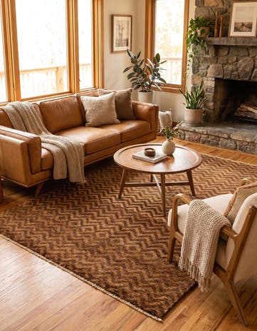 4' 7 x 6' 5 Hand Knotted Kashkuli Gabbeh Oriental Wool Rug