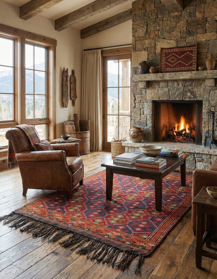 Detail image of 4' 2 x 5' 10 Yuruk Rug