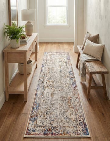Ivory Deepa Runner Rug