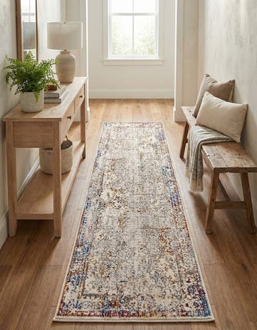 Ivory Deepa Runner Rug