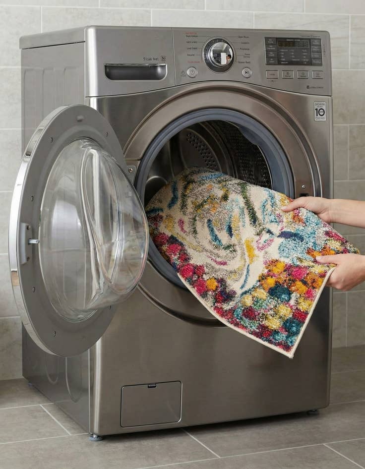 Detail image of  2' x 8'  Washable Vivid Runner Rug