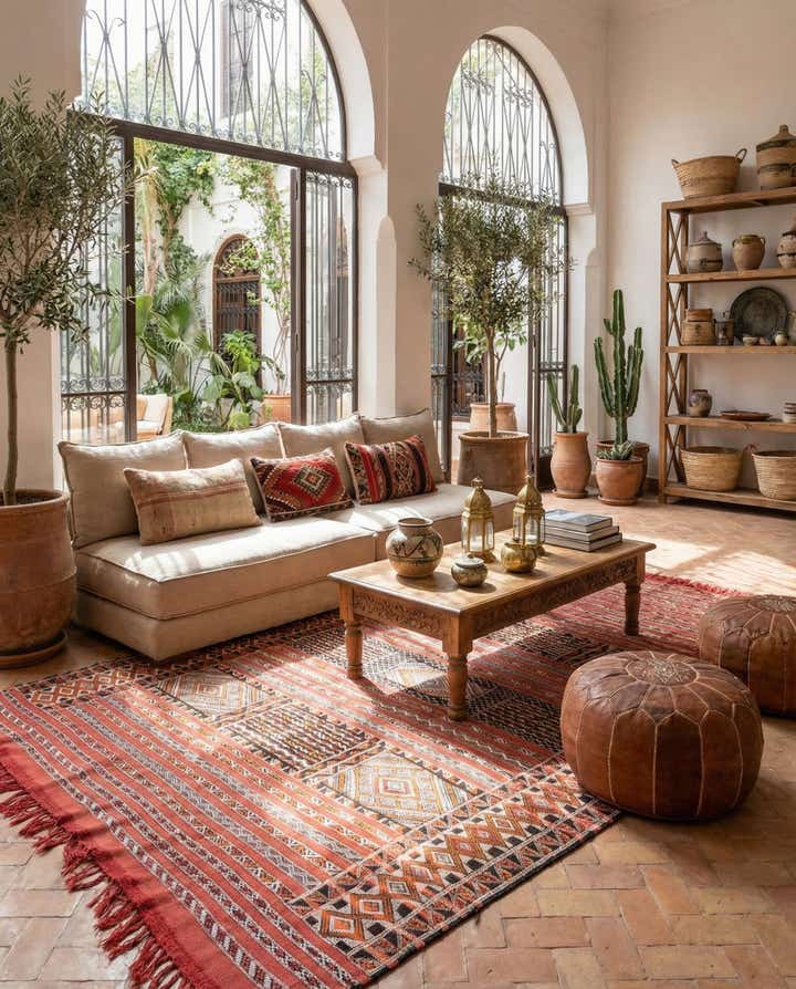 6' 11 x 9' 5 Zemour Kilim Rug