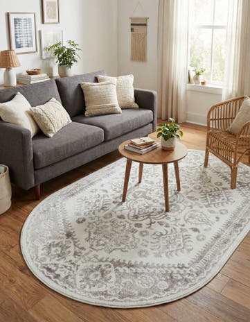 5' 3 x 8' Oxford Oval Rug