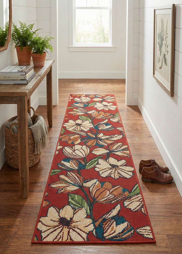 2' 7 x 10' Easy-Clean Baja Indoor / Outdoor Runner Rug