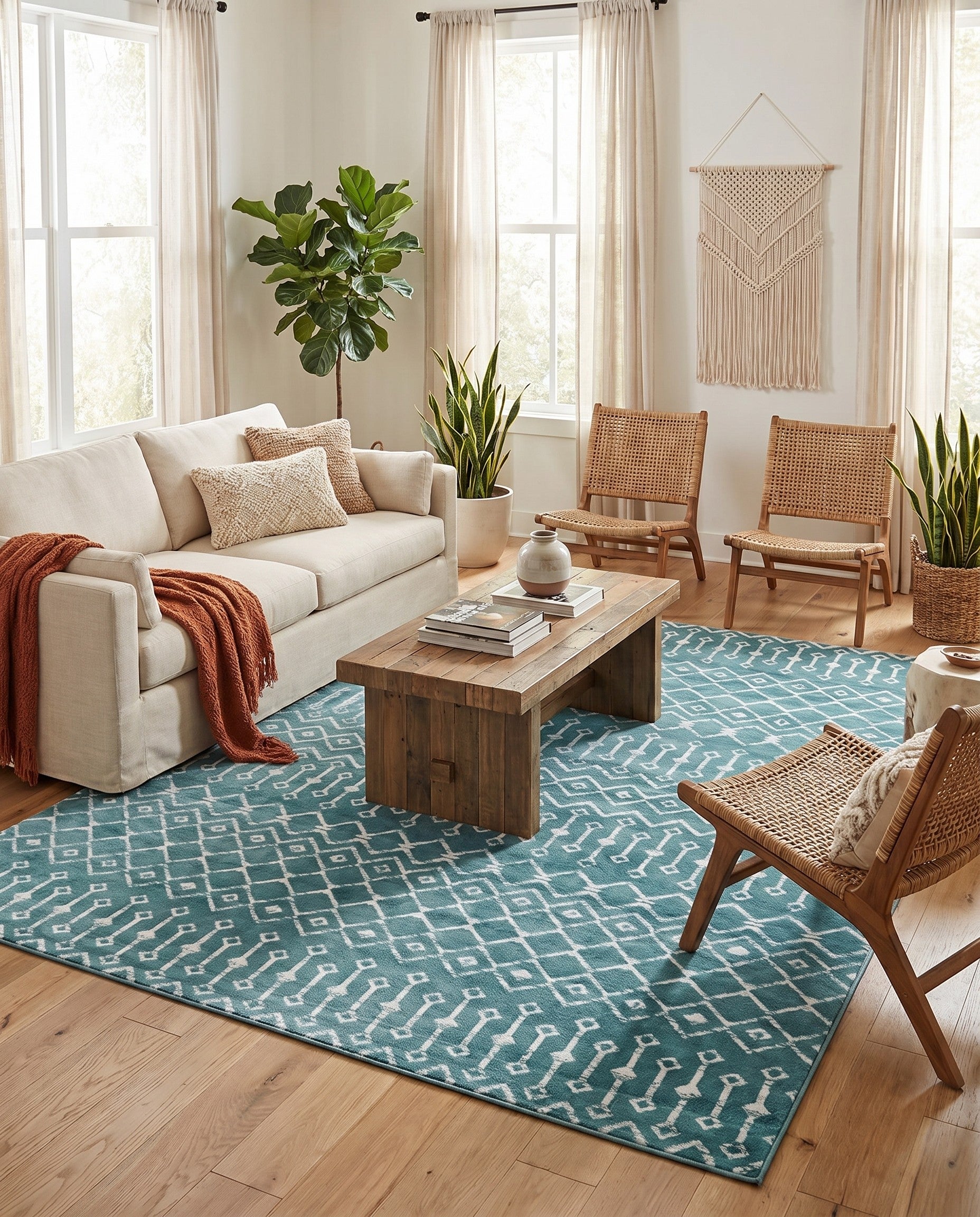 7' 10 x 10' Kasbah Trellis Rug
