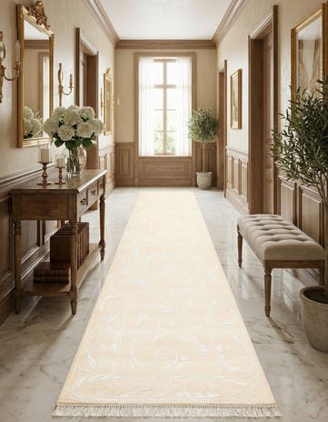 2' 7 x 13' 3 Hand Knotted Darya Wool Runner Rug