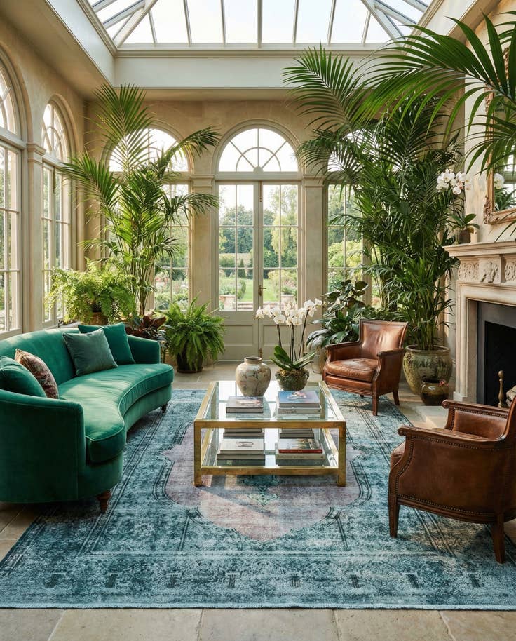 Detail image of 8' 10 x 12' 9 Vintage Royal Wool Rug