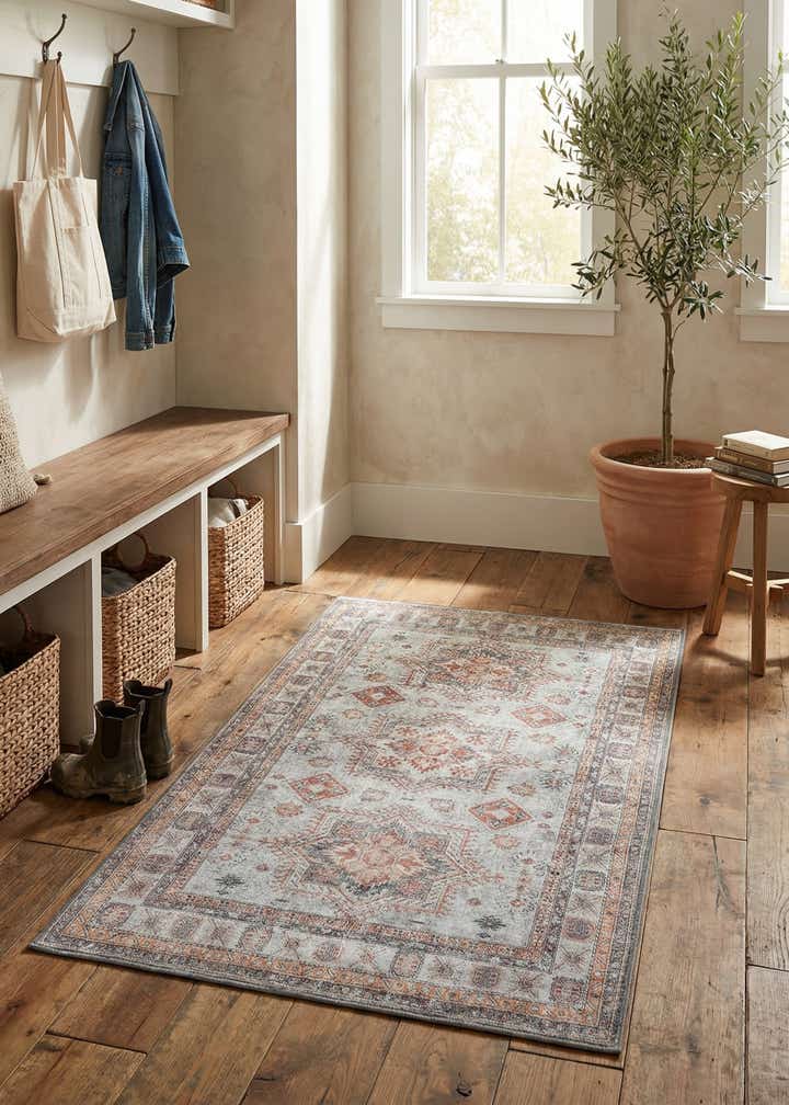 3' 6 x 5' 6 Washable Timeless Rug