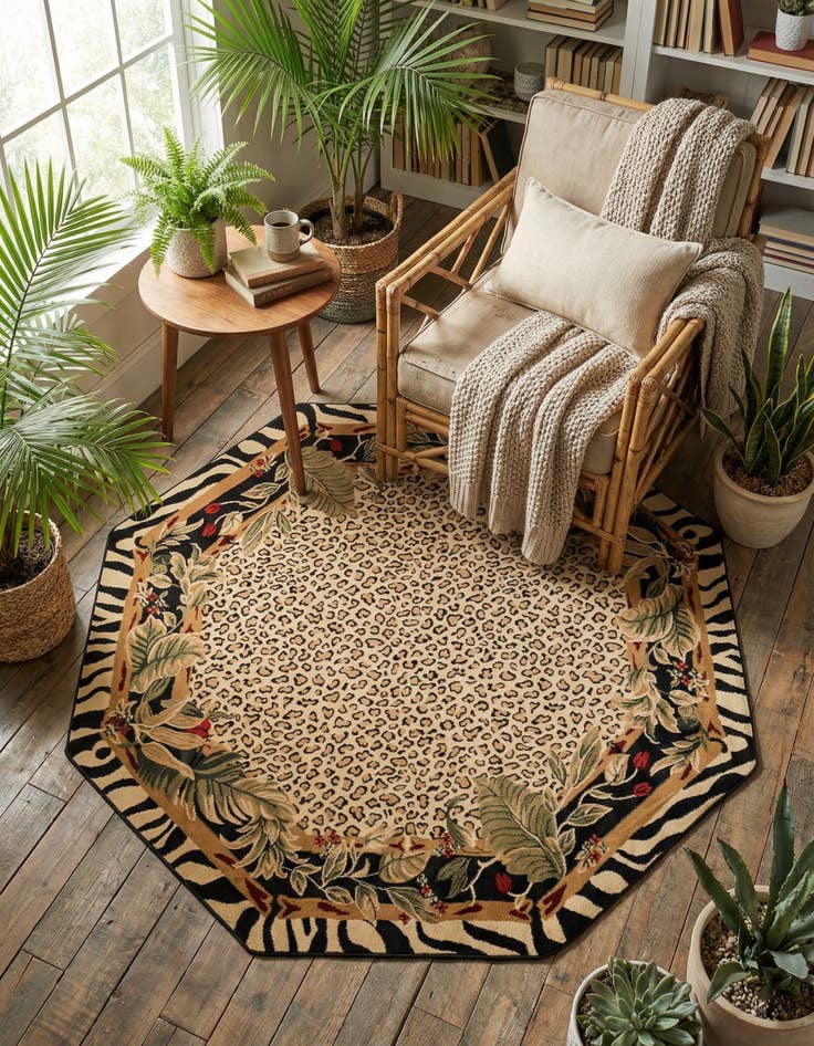 Detail image of  7' 10 x 7' 10 Savannah Octagon Rug