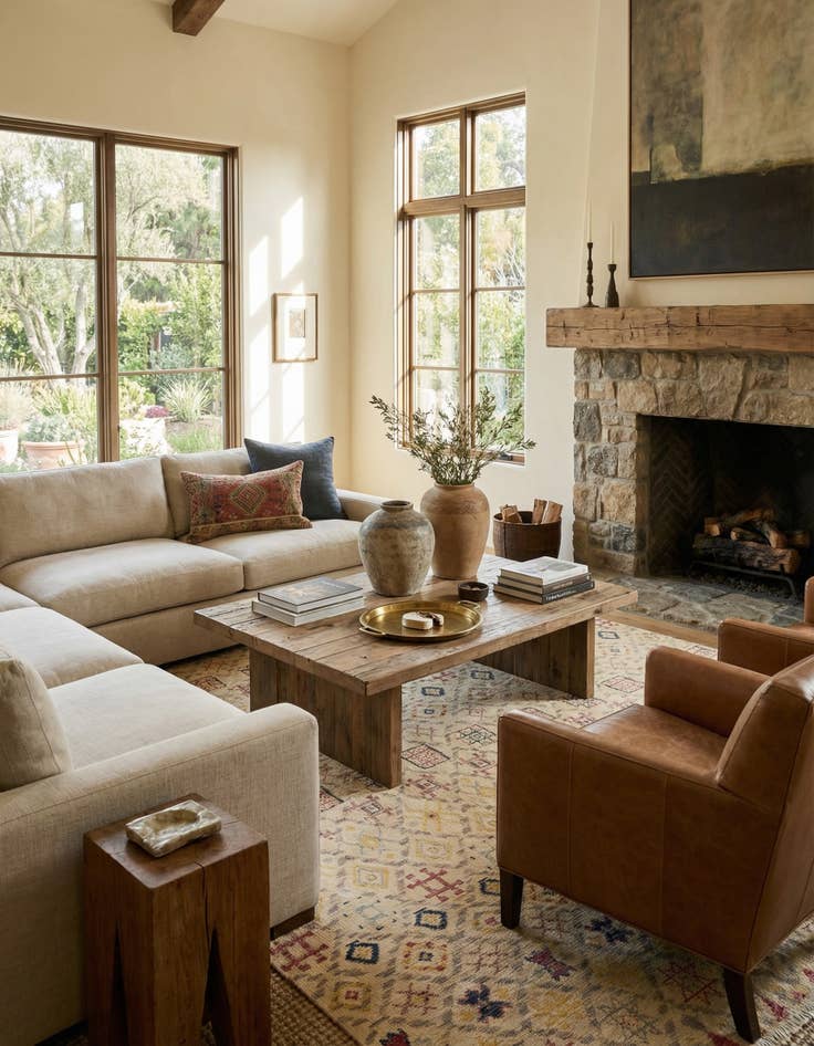 Detail image of 10' 2 x 14' 1  Hand Knotted Darya Wool Rug