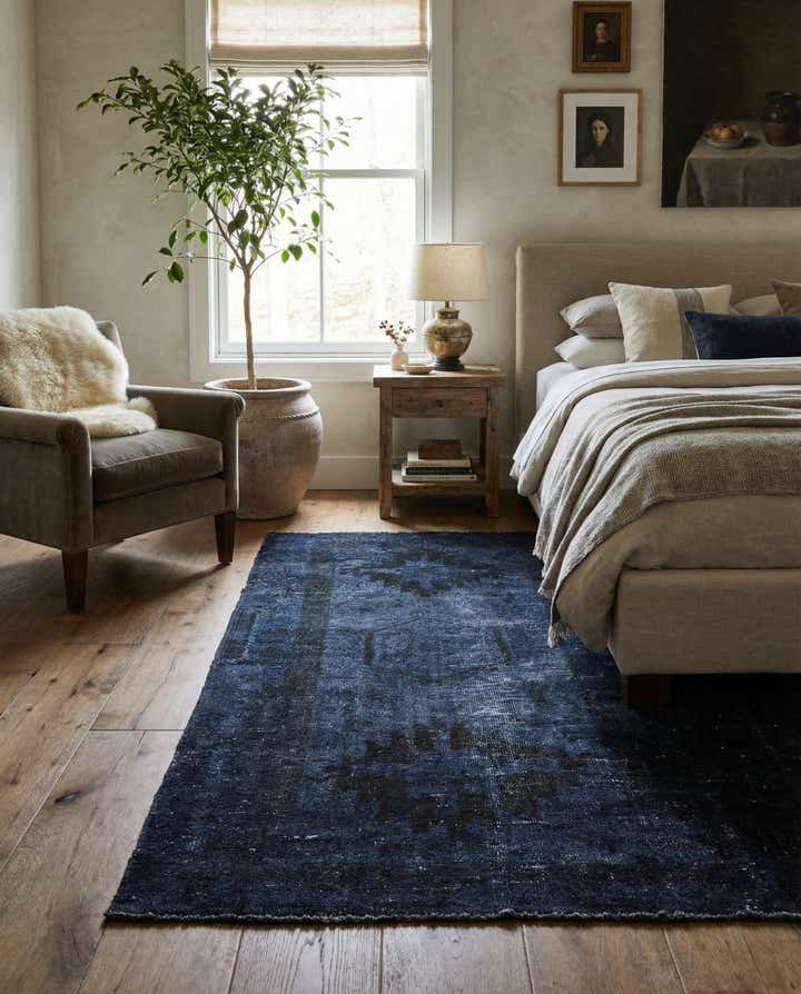 3' 3 x 6' 8 Hand Knotted Ultra Vintage Persian Wool Runner Rug