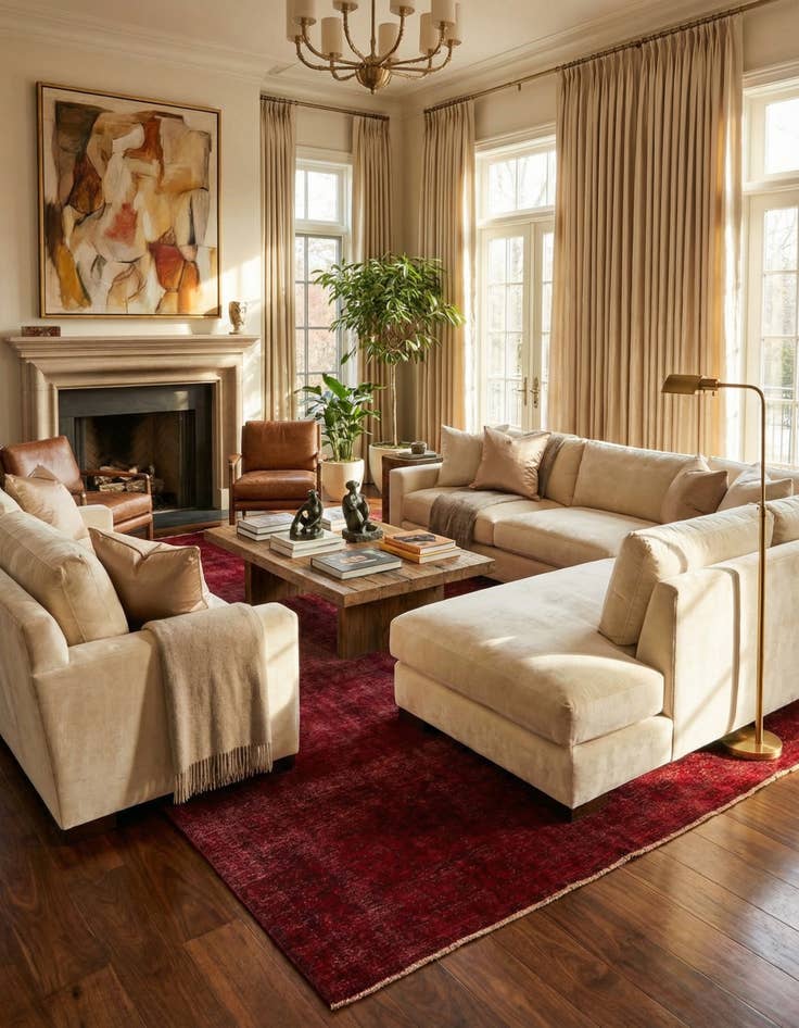 Detail image of  9' 4 x 13'  Hand Knotted Ultra Vintage Persian Wool Rug