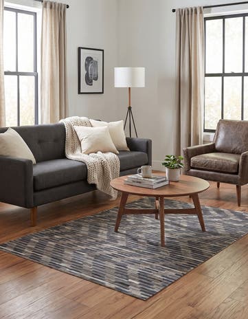 4' x 6' Cowhide Leather Rug